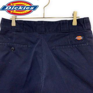 ディッキーズ(Dickies)のディッキーズ874w30 アメリカ古着ワンポイントロゴワークパンツネイビーメンズ(ワークパンツ/カーゴパンツ)