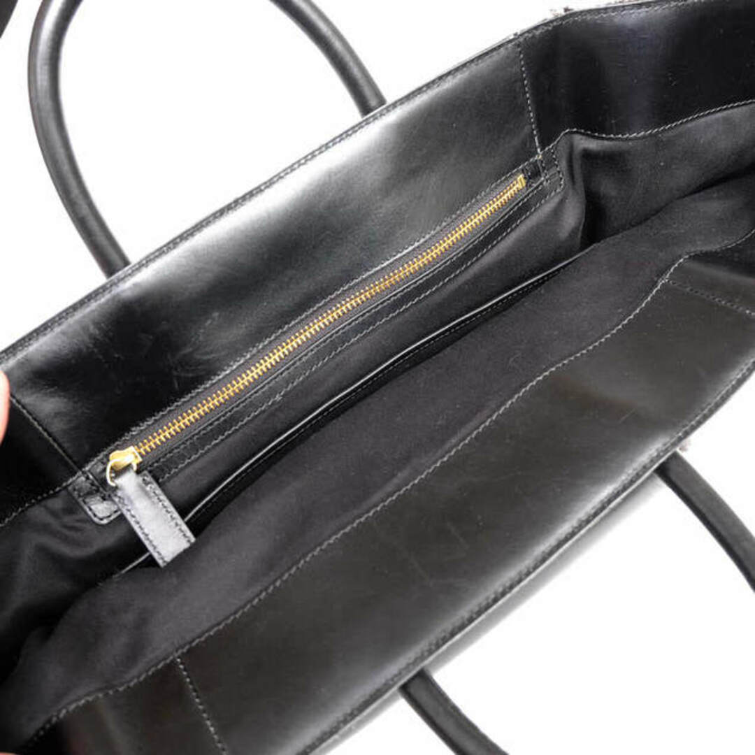 ベルメール／BELLMER  バッグ ハンドバッグ 鞄 トートバッグ レディース 女性 女性用 レザー 革 本革 ブラック 黒 POZNAN ツイード レディースのバッグ(ハンドバッグ)の商品写真