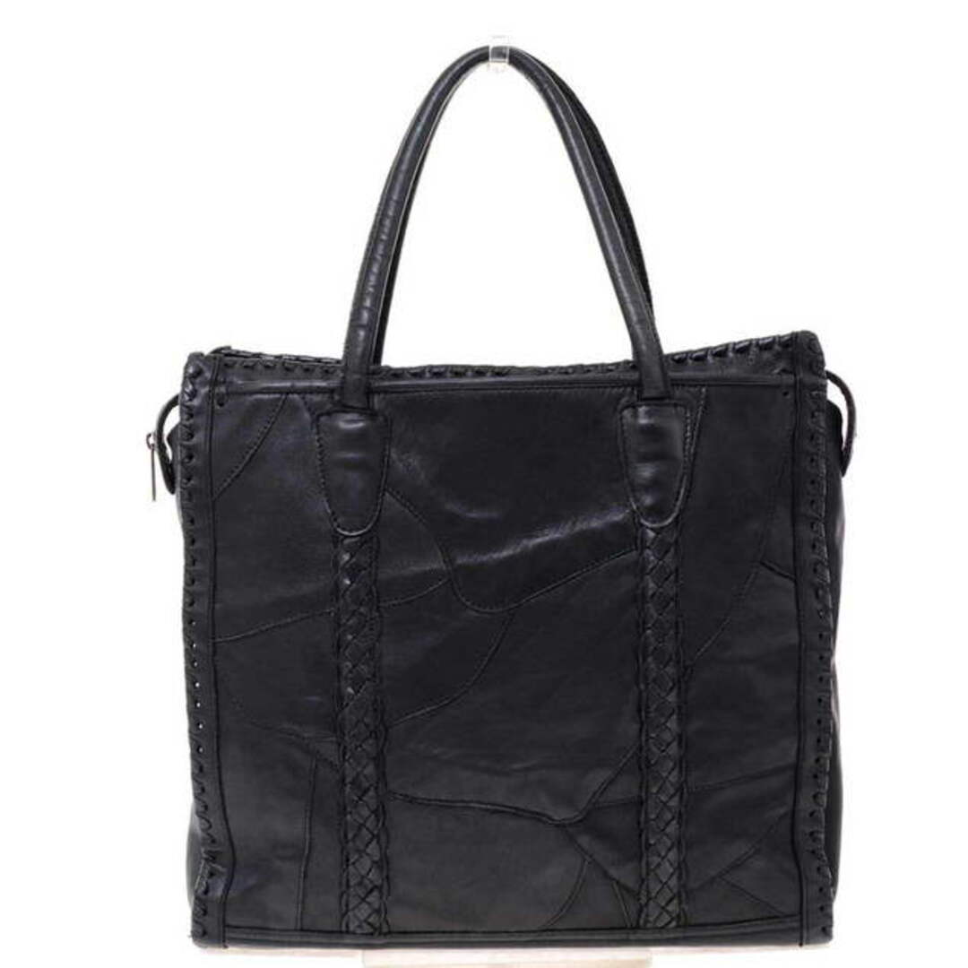 イビサ／IBIZA バッグ ハンドバッグ 鞄 トートバッグ レディース 女性 女性用レザー 革 本革 ブラック 黒