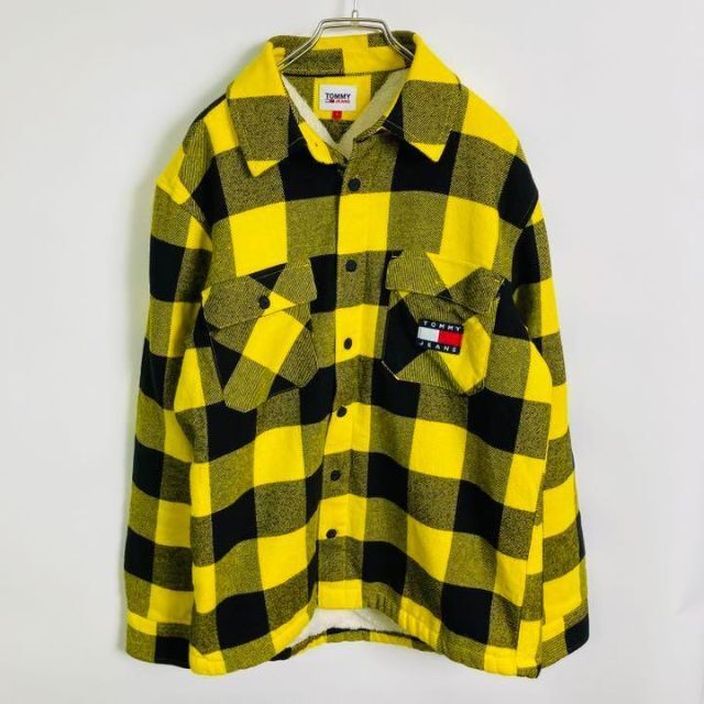 TOMMY(トミー)のTommy Jeans ブロックチェック ボアジャケット メンズのジャケット/アウター(その他)の商品写真