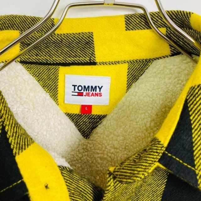 TOMMY(トミー)のTommy Jeans ブロックチェック ボアジャケット メンズのジャケット/アウター(その他)の商品写真