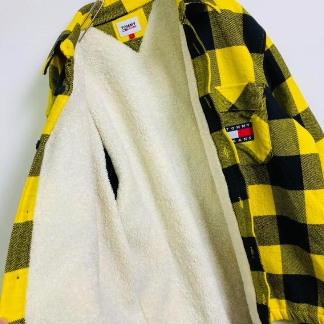 TOMMY(トミー)のTommy Jeans ブロックチェック ボアジャケット メンズのジャケット/アウター(その他)の商品写真