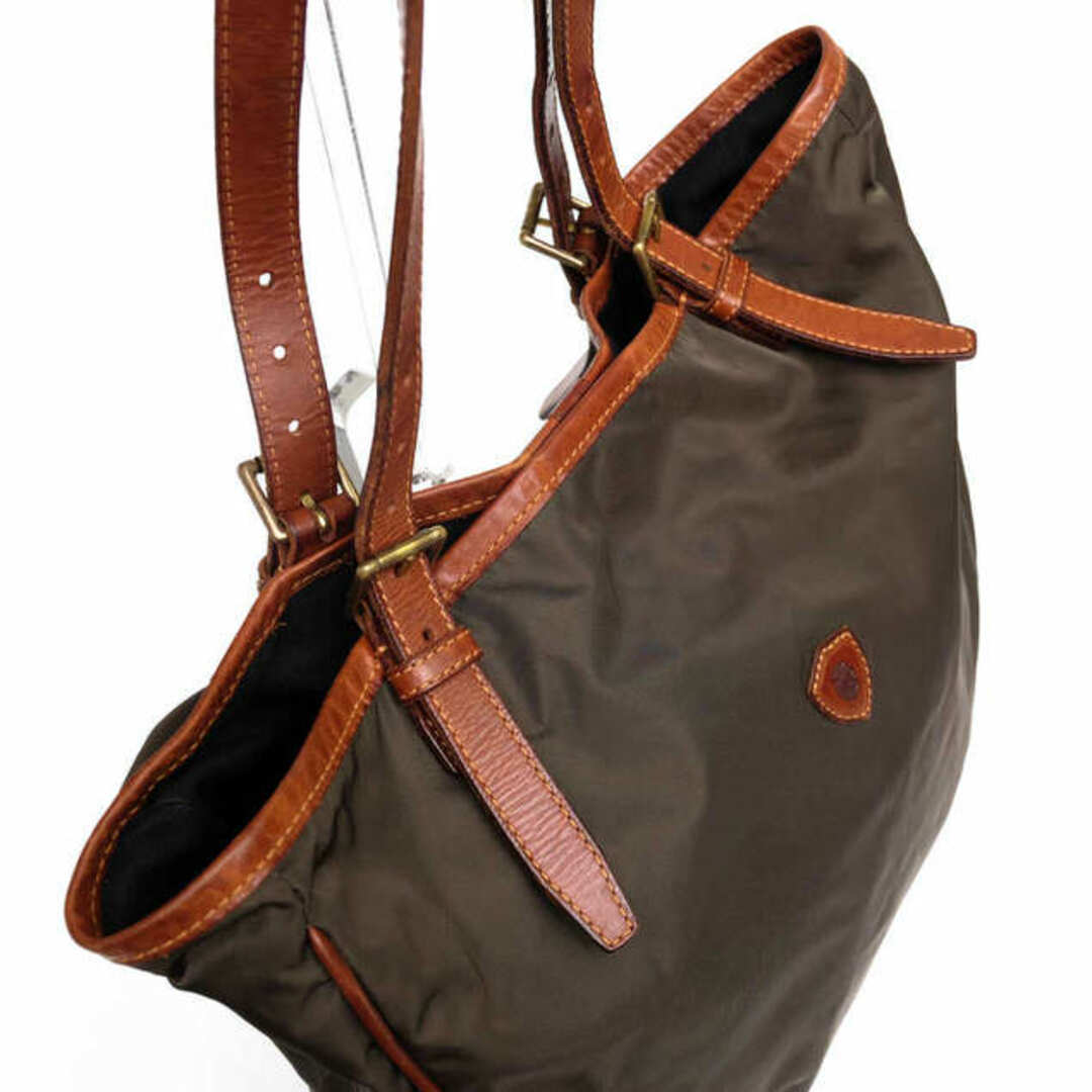 Felisi(フェリージ)のフェリージ／Felisi バッグ トートバッグ 鞄 ハンドバッグ メンズ 男性 男性用ナイロン レザー 革 本革 オリーブ カーキ  09-54 メンズのバッグ(トートバッグ)の商品写真