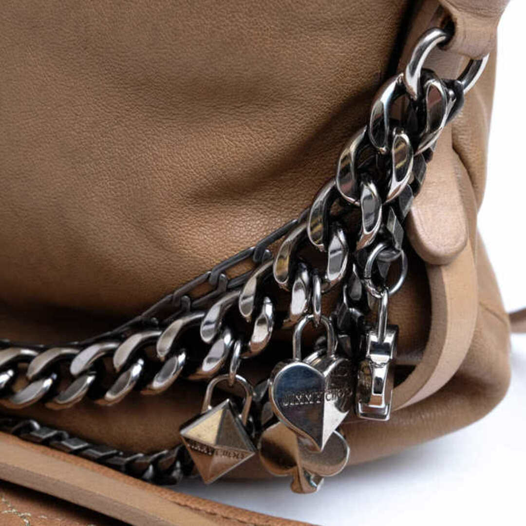 ジミーチュウ レザーチェーンショルダーバッグ (✨良品✨ JIMMY ジミーチュウ レザーチェーンショルダーバッグ (✨良品✨ JIMMY