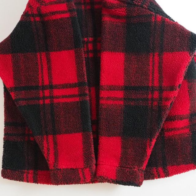 WOOLRICH(ウールリッチ)のウールリッチ　ブルゾン　フリース　ハーフジップ　バッファローチェック　美品 メンズのジャケット/アウター(ブルゾン)の商品写真