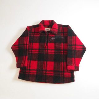 ウールリッチ(WOOLRICH)のウールリッチ　ブルゾン　フリース　ハーフジップ　バッファローチェック　美品(ブルゾン)