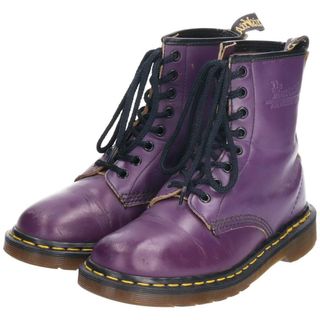 ドクターマーチン(Dr.Martens)の古着 ドクターマーチン Dr.Martens 8ホールブーツ 英国製 UK4 レディース22.5cm /saa009136(ブーツ)