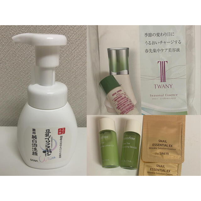 Innisfree(イニスフリー)の【再値下げ】イニスフリー スキン&ローション、トワニー美容液、なめらか本舗泡洗顔 コスメ/美容のスキンケア/基礎化粧品(化粧水/ローション)の商品写真