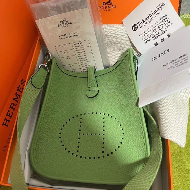 日本限定バッグ春先取りの Hermes - HERMES エルメス ショルダーバッグ エヴリン