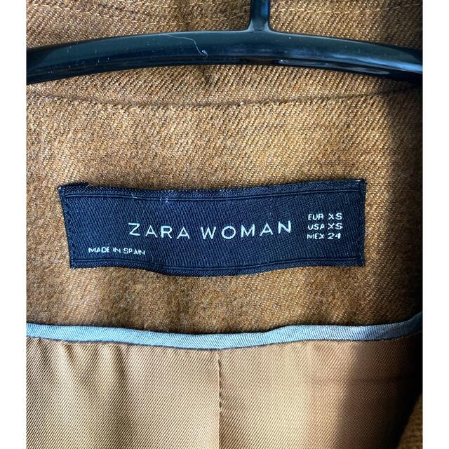 ZARA(ザラ)の【最終お値下げ】ZARA  テーラードジャケット キャメル XS レディースのジャケット/アウター(テーラードジャケット)の商品写真