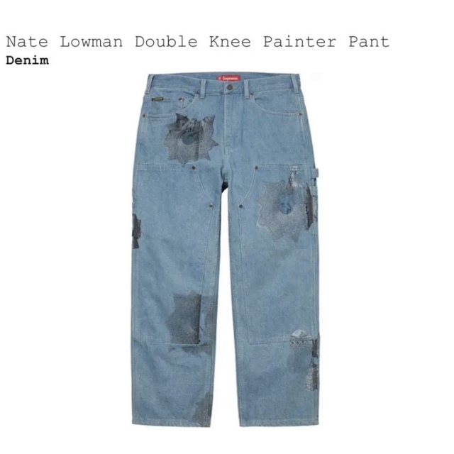 Supreme Nate Lowman Double Knee Painterメンズ