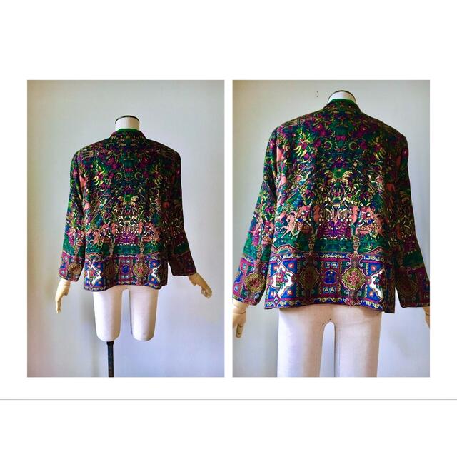 ETRO(エトロ)の70s ETRO Setup Suits Jacket Skirt ヴィンテージ レディースのフォーマル/ドレス(スーツ)の商品写真