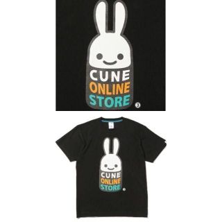 キューン(CUNE)のステッカー付新品 cune キューン オンラインうさぎ改定記念　Tシャツ XL(Tシャツ/カットソー(半袖/袖なし))