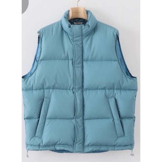 AURALEE(オーラリー)のオーラリー SUVIN HIGH COUNT CLOTH DOWN VEST メンズのジャケット/アウター(ダウンベスト)の商品写真