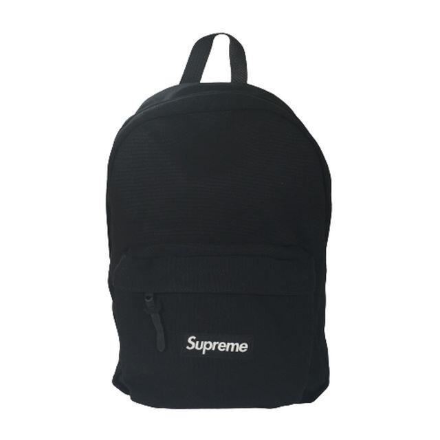 Supreme canvas backpack black シュプリーム