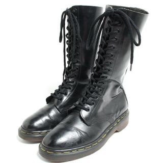 ドクターマーチン(Dr.Martens)の古着 ドクターマーチン Dr.Martens 14ホールブーツ 英国製 UK4 レディース22.5cm /saa008887(ブーツ)