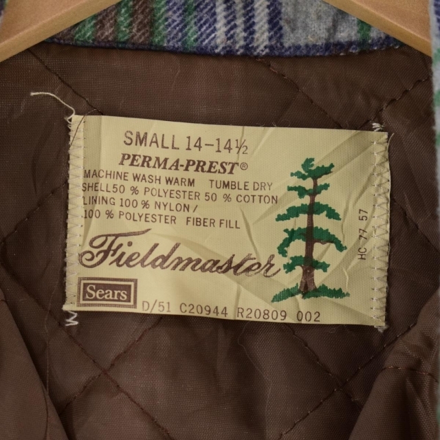 古着 80年代 シアーズ Sears FIELDMASTER フィールドマスター 古着 80年代 シアーズ Sears FIELDMASTER フィールドマスター