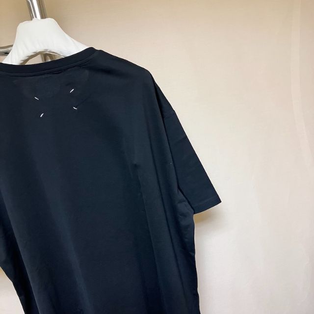新品 L マルジェラ 21AW エイズ Tシャツ カットソー 黒白 3672 | www