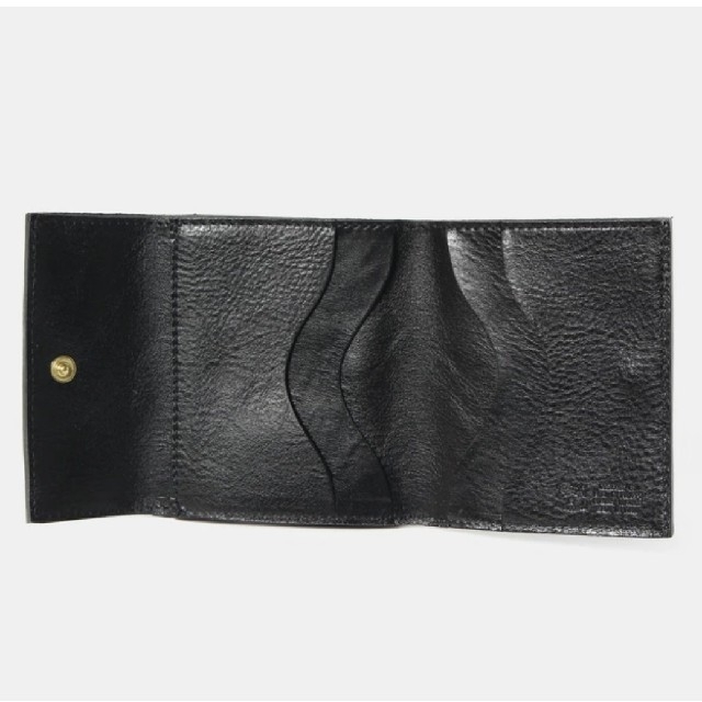 【IL BISONTE イルビゾンテ】二つ折り財布、ウォレット、財布、ブラック黒