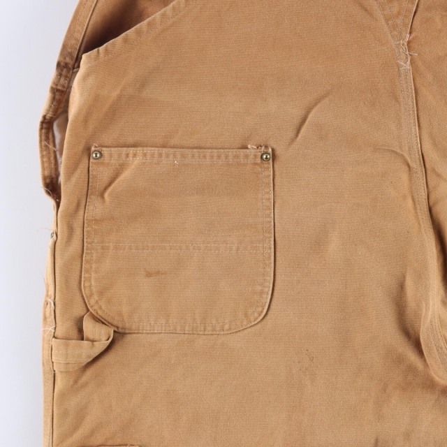 carhartt(カーハート)の古着 ビックサイズ 80年代 カーハート Carhartt ダブルニー ダック地 オーバーオール USA製 メンズw51 ヴィンテージ /eaa278323 メンズのパンツ(サロペット/オーバーオール)の商品写真