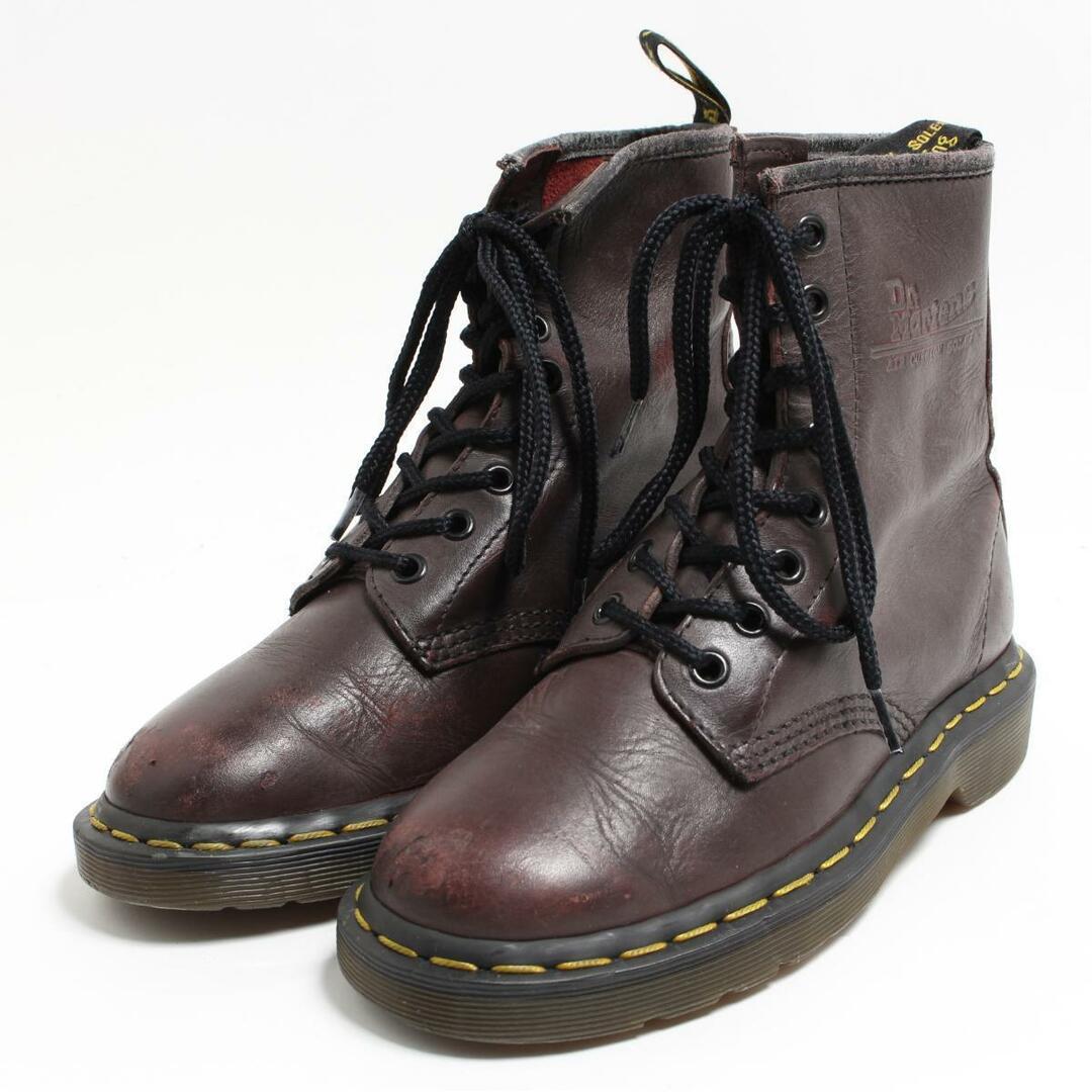 ドクターマーチン Dr.Martens 8ホールブーツ UK3 レディース21.5cm /saa008856ブラウン系茶色柄