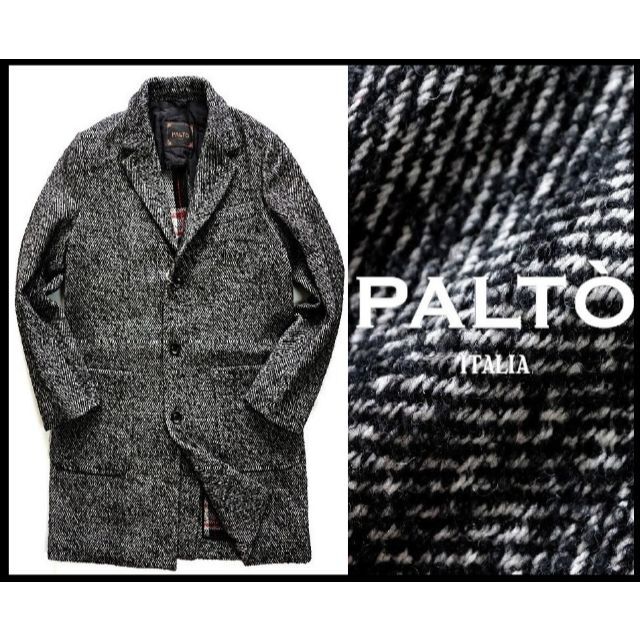 新品 PALTO パルト アルパカウールメランジェチェスターコート AMEDEO ... 新品 PALTO パルト アルパカウールメランジェチェスターコート AMEDEO