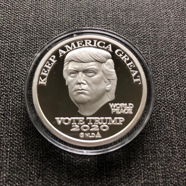 2020 トランプ大統領銀貨 エンタメ/ホビーの美術品/アンティーク(貨幣)の商品写真