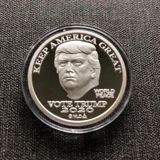 2020 トランプ大統領銀貨(貨幣)