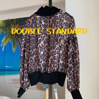 ダブルスタンダードクロージング(DOUBLE STANDARD CLOTHING)のダブルスタンダード、レディース、トップス、Ｍサイズ、ヒョウ柄(カットソー(長袖/七分))