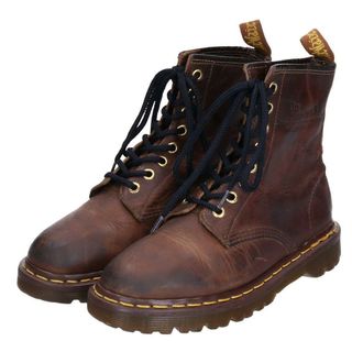 ドクターマーチン(Dr.Martens)の古着 ドクターマーチン Dr.Martens 8ホールブーツ 英国製 UK4 レディース22.5cm /saa008808(ブーツ)