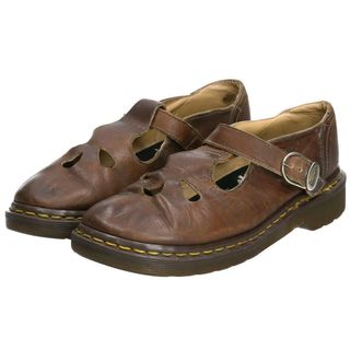 ドクターマーチン(Dr.Martens)の古着 ドクターマーチン Dr.Martens ストラップシューズ 英国製 UK5 レディース23.5cm /saa008823(ブーツ)