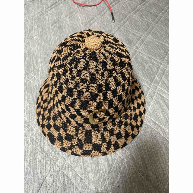 CA4LA FLAG HAT ベージュ