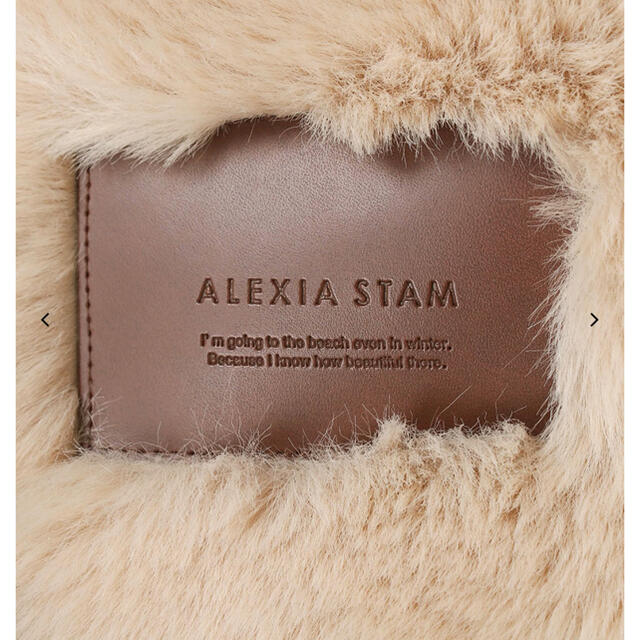 ALEXIA STAM(アリシアスタン)の【新品＊送料込】ALEXIA STAM Eco エコファージャケット レディースのジャケット/アウター(毛皮/ファーコート)の商品写真