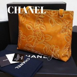 シャネル カメリア トートバッグ レディース