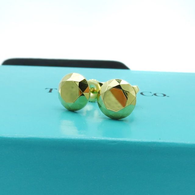 極希少 ティファニー ダイヤモンド カット ゴールド ピアス OU13