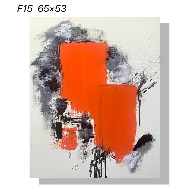 新色 現代アート 53×45.5㎝ 大きめ モダン 絵画 原画 抽象画 アート