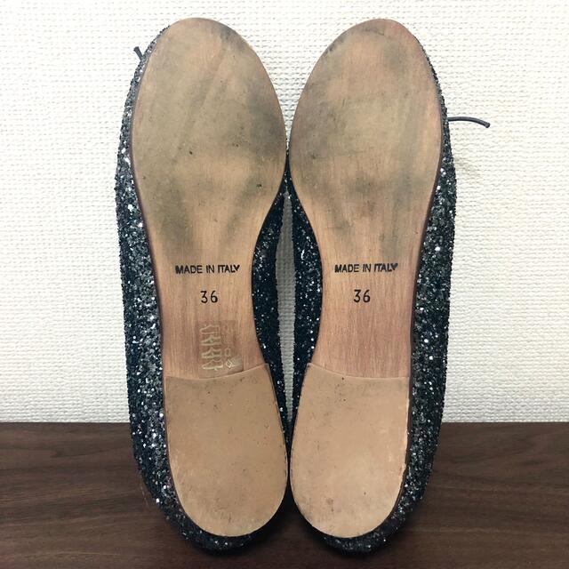 【美品】BALLERETTE バレリッテ バレエ シューズ グリッター 36 8