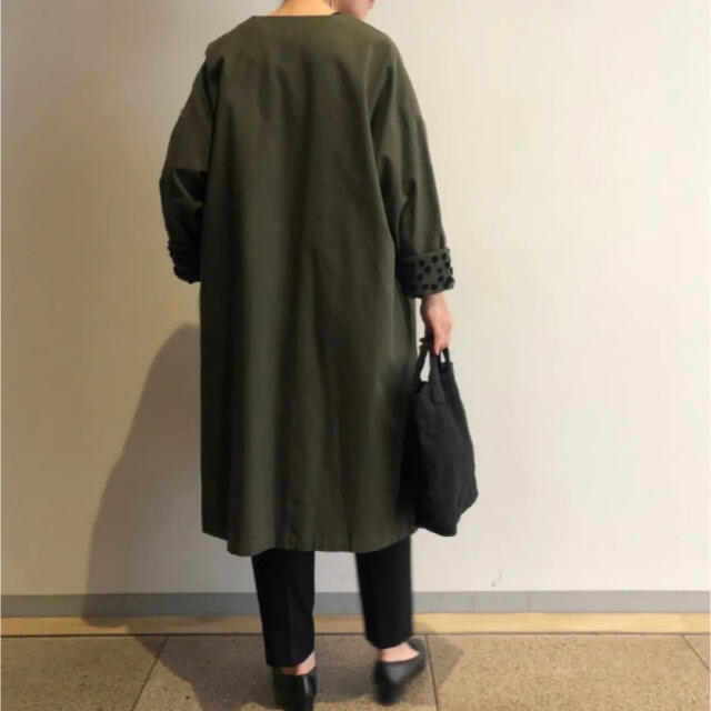 新作からSALEアイテム等お得な商品満載 ビアズリー ポンポン刺繍コート ...