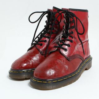 ドクターマーチン(Dr.Martens)の古着 ドクターマーチン Dr.Martens 8ホールブーツ 英国製 UK4 レディース22.5cm /saa008598(ブーツ)