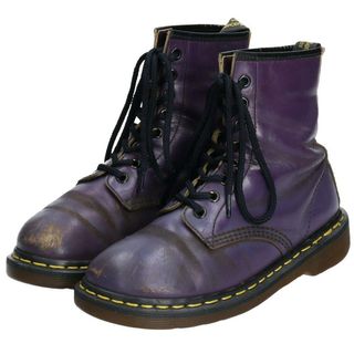 ドクターマーチン(Dr.Martens)の古着 ドクターマーチン Dr.Martens 8ホールブーツ 英国製 UK4 レディース22.5cm /saa008575(ブーツ)