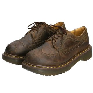 ドクターマーチン(Dr.Martens)の古着 ドクターマーチン Dr.Martens ウイングチップシューズ 英国製 UK6 レディース24.5cm /saa008569(ブーツ)