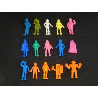 昭和アニメ他・消しゴム15体セット ビンテージ レトロ 当時物 駄菓子屋④(その他)