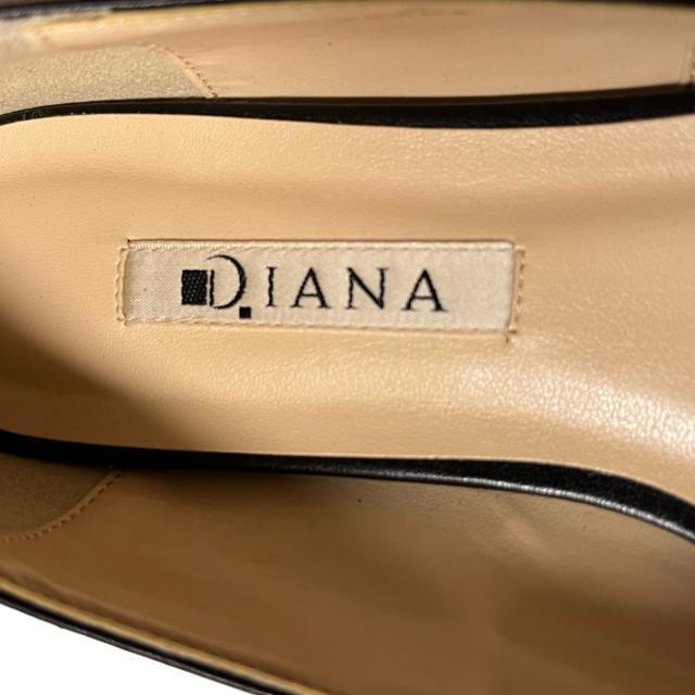 DIANA(ダイアナ)のダイアナ フラットシューズ 22 1/2 - 黒 レディースの靴/シューズ(その他)の商品写真