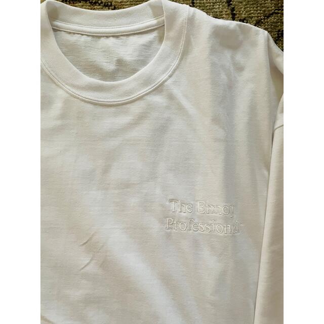 1LDK SELECT(ワンエルディーケーセレクト)のennoy エンノイ ロンT ホワイト メンズのトップス(Tシャツ/カットソー(七分/長袖))の商品写真