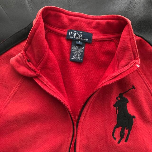 POLO RALPH LAUREN(ポロラルフローレン)の7歳120 ラルフローレン　ビッグポニー♡パーカーブルゾン♡トレーナージャンバー キッズ/ベビー/マタニティのキッズ服男の子用(90cm~)(ジャケット/上着)の商品写真