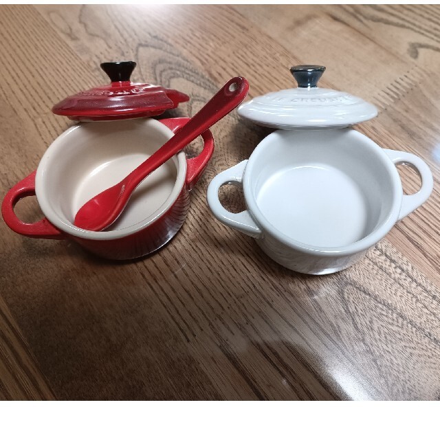 LE CREUSET(ルクルーゼ)のル・クルーゼ　ココット（ペア＆プチ） インテリア/住まい/日用品のキッチン/食器(食器)の商品写真