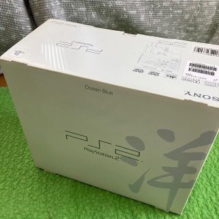 プレイステーション2(PlayStation2)のプレステ2 オーシャンブルー　空き箱　新品DVDリモコンセット、その他(家庭用ゲーム機本体)