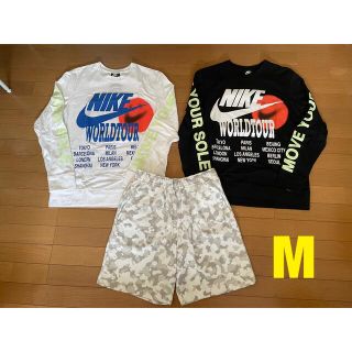 ナイキ(NIKE)のNIKE long sleeve/SHORT PANTS SETUP【M】(Tシャツ/カットソー(七分/長袖))