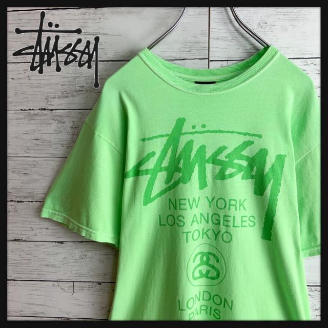 STUSSY   ロゴ入り半袖Tシャツ