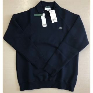 ラコステ(LACOSTE)の【新品•未使用】ビームスゴルフ×ラコステ　襟付きトレーナー　ネイビー　Lサイズ(スウェット)